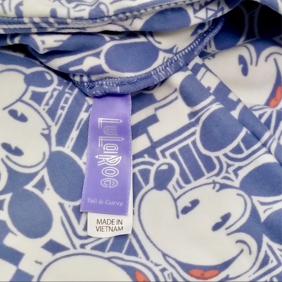 LuLaRoe Disney OS Leggings Mickey Mouse 2-10 LLR - Picture 3 of 7